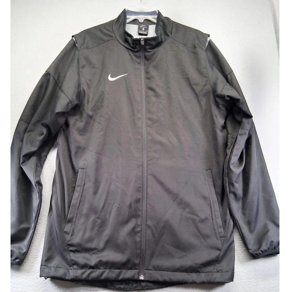 Nike Dri-Fit Full Zip Black Light‎ Jacket Men Size Small